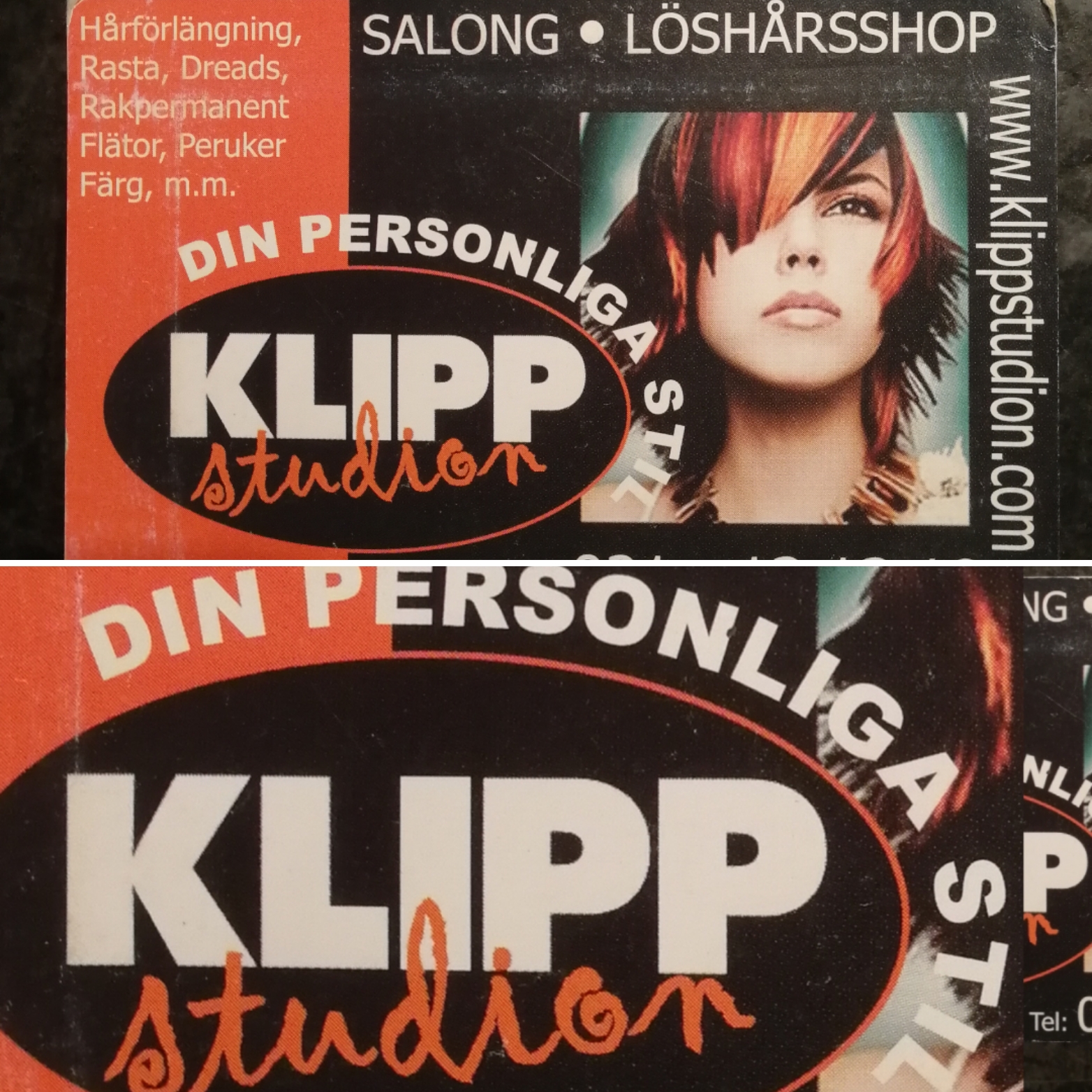 Klippstudion i City (Britt) logotyp