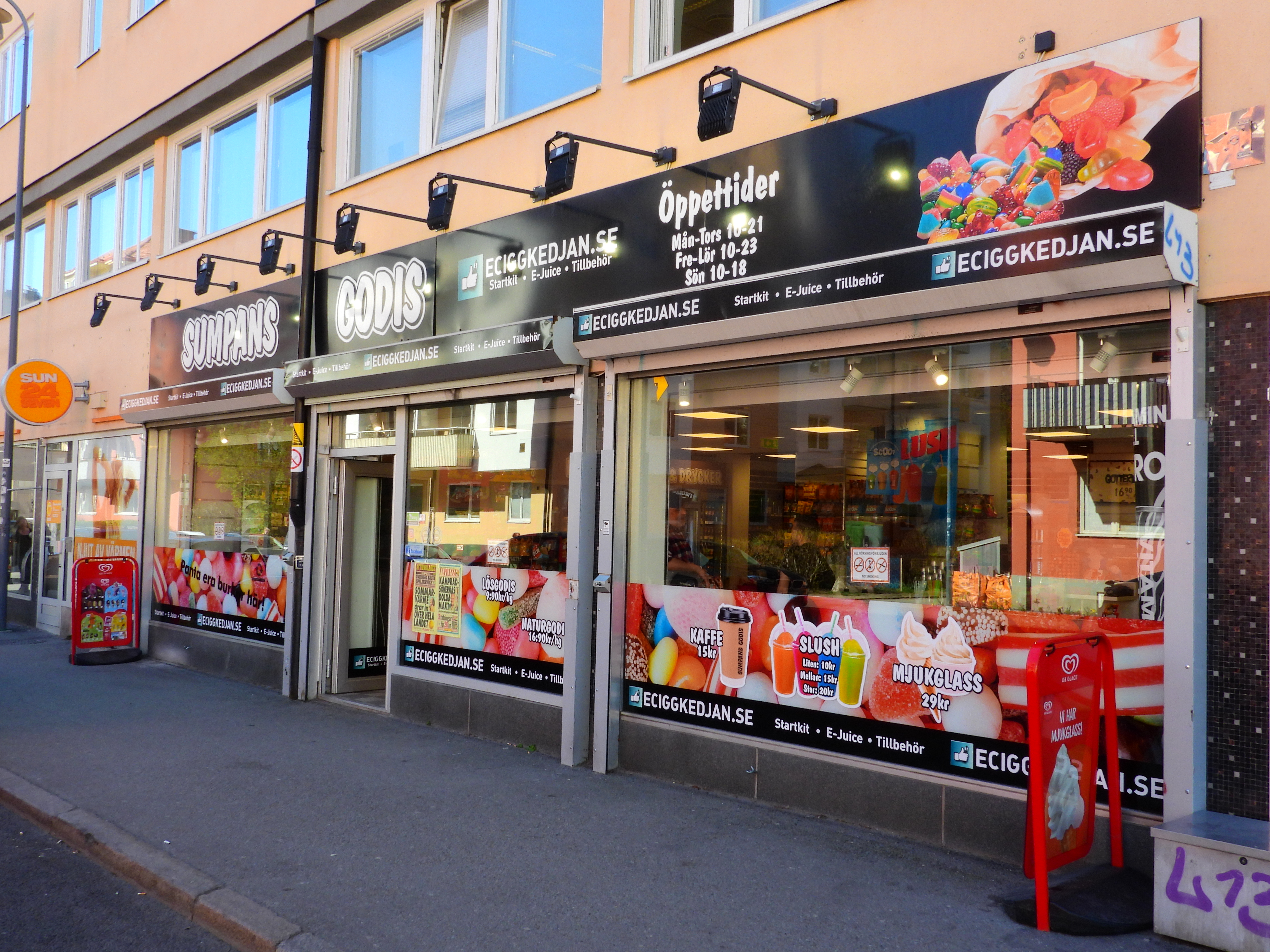 Sumpans Godis logotyp