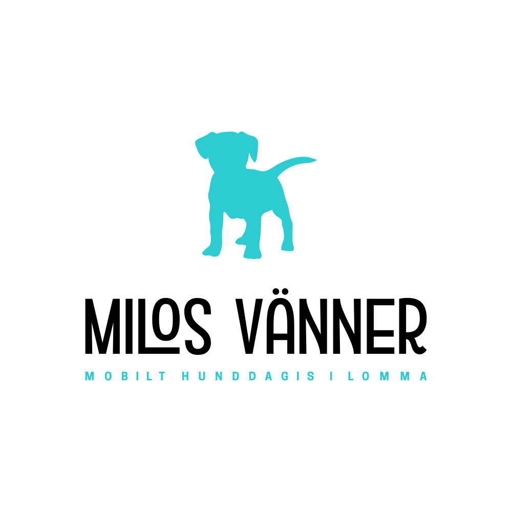 Milos vänner - mobilt hunddagis i Lomma logotyp