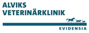 Alviks Veterinärklinik Evidensia logotyp