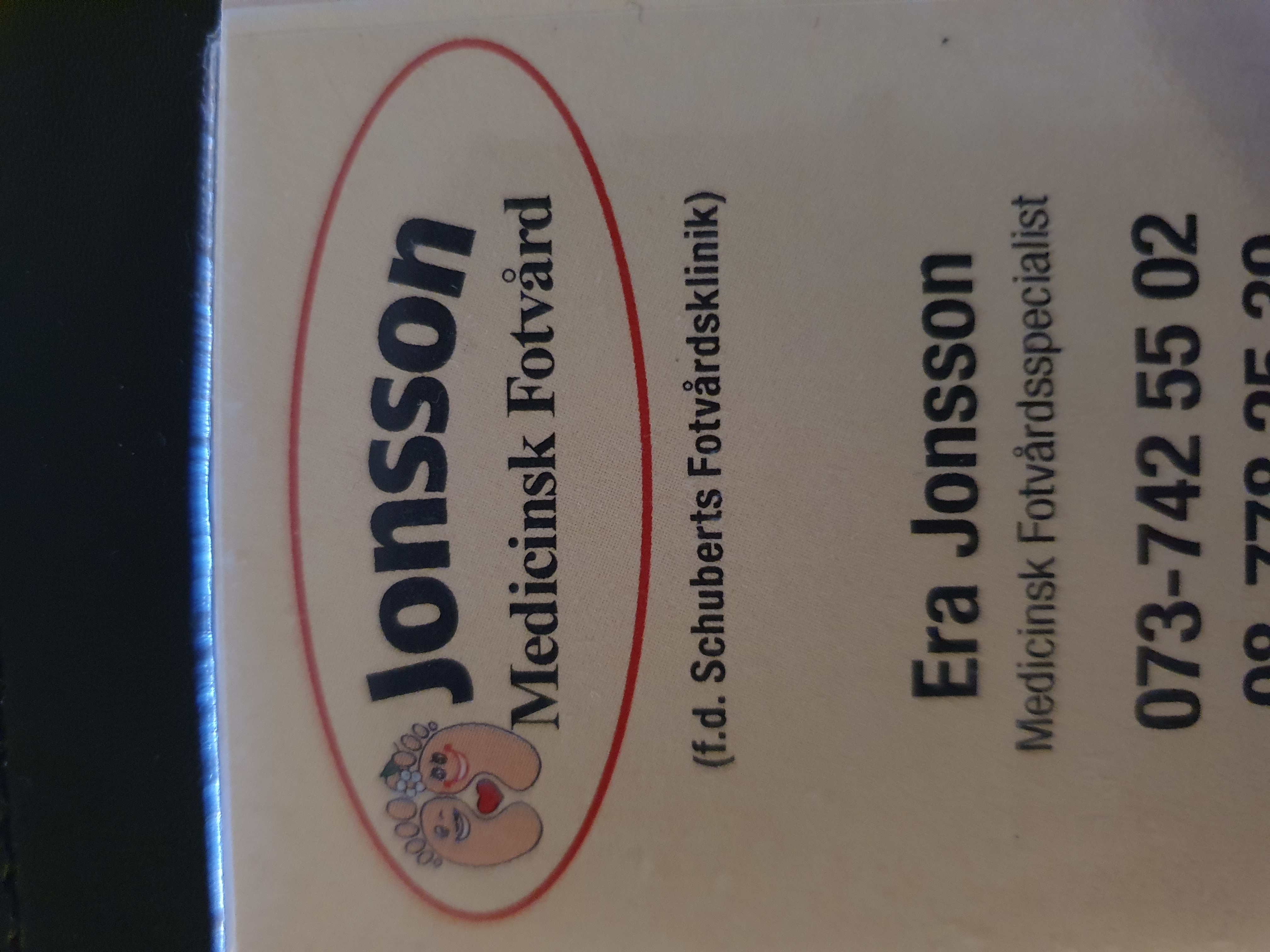 JONSSON MEDICINSK FOTVÅRD logotyp