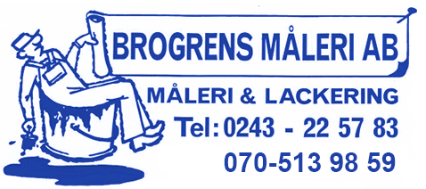 Brogrens Måleri & Lackering logotyp