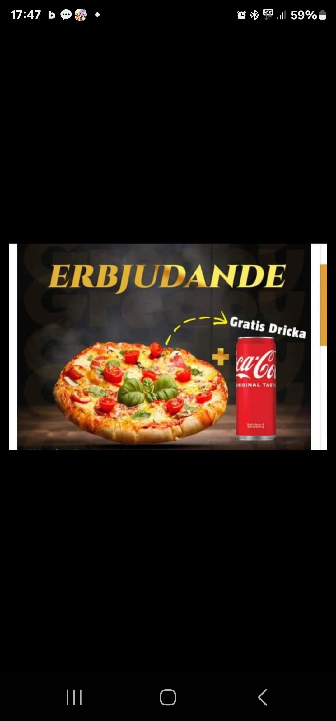 Näsum pizzeria restaurang  logotyp