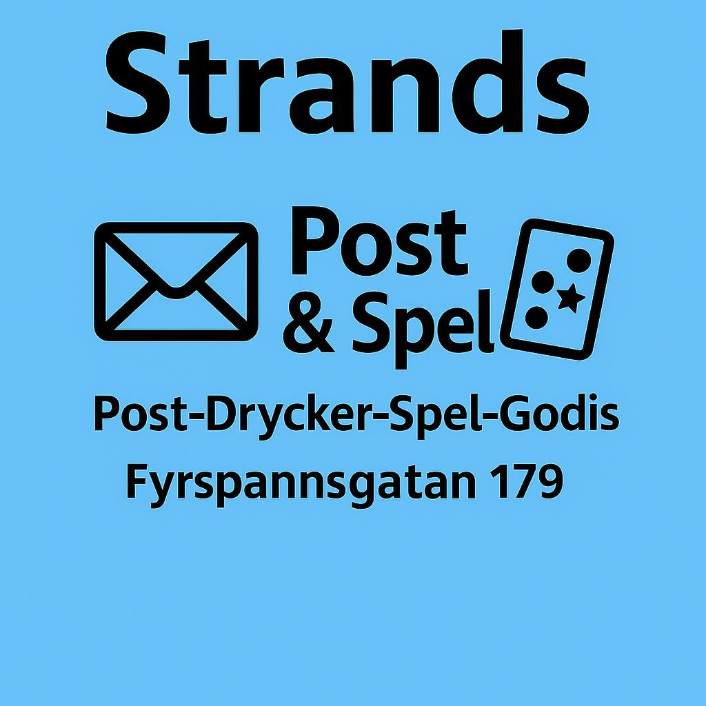 Strands Post&Spel logotyp